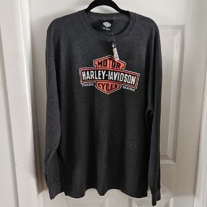 Harley-Davidson Gray Long Sleeve Tee